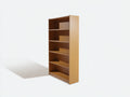 Bibliothèque - Bois - 78x31x181 cm - Chêne miel - Style moderne ouvert
