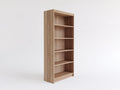 Bibliothèque - Bois - 68x30x182 cm - Chêne clair - Style scandinave vertical